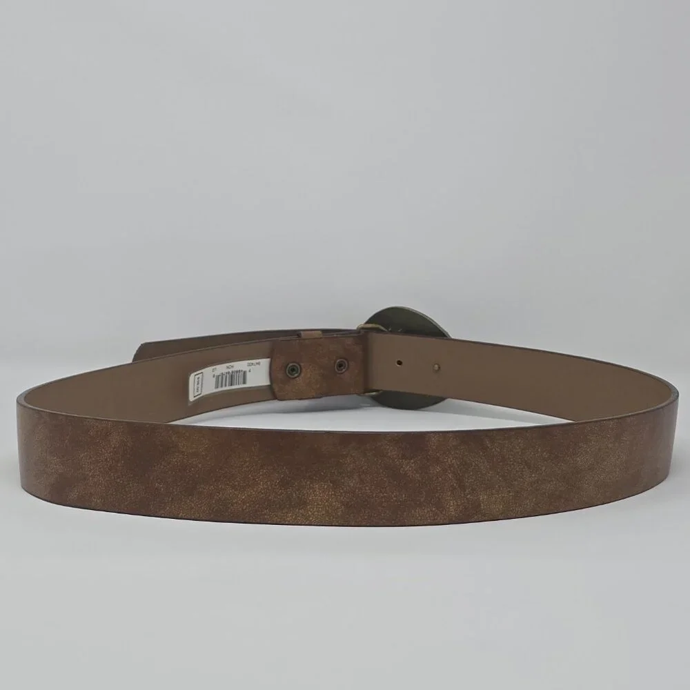 Guess Brown Boho Belt with Stone and Beaded Teardrop Buckle Size Large - Picture 6 of 11